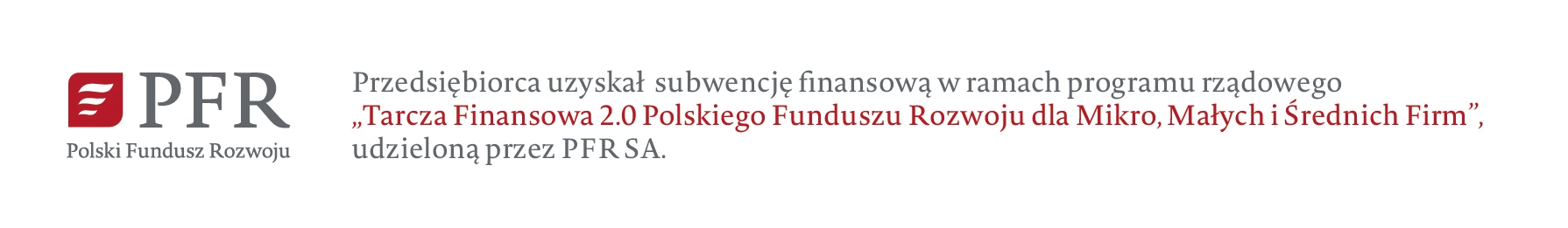 Dofinansowanie PFR
